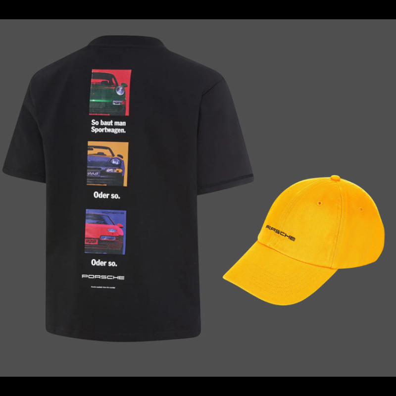 Duo Porsche T-Shirt + Porsche Cap Retro Kollektion