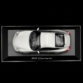 Porsche 911 Carrera 996 mkII 2002 silver grey  1/43 Minichamps WAP02007712