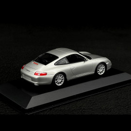 Porsche 911 Carrera 996 mkII 2002 silbergrau 1/43 Minichamps WAP02007712