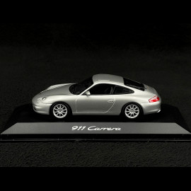 Porsche 911 Carrera 996 mkII 2002 silver grey  1/43 Minichamps WAP02007712