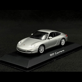 Porsche 911 Carrera 996 mkII 2002 silver grey  1/43 Minichamps WAP02007712