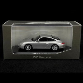 Porsche 911 Carrera 996 mkII 2002 silver grey  1/43 Minichamps WAP02007712