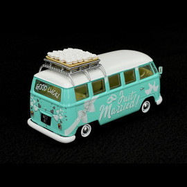 Volkswagen Combi T2 Camper 1967 Frisch Verheiratet Blau / Weiß 1/43 Corgi Toys CRG-CC02737