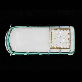 Volkswagen Combi T2 Camper 1967 Frisch Verheiratet Blau / Weiß 1/43 Corgi Toys CRG-CC02737