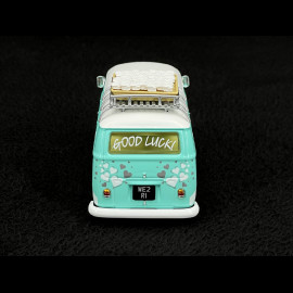 Volkswagen Combi T2 Camper 1967 Frisch Verheiratet Blau / Weiß 1/43 Corgi Toys CRG-CC02737