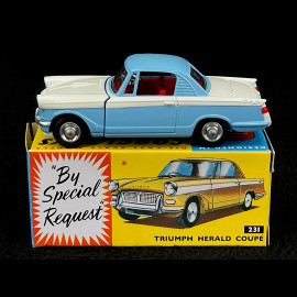 Triumph Herald Coupé 1959 Light Blue / White 1/44 Corgi Toys CD54321018