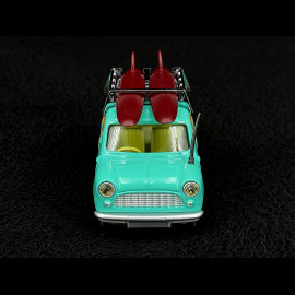 Mini Countryman 1965 with Roof Racks and Surfboard Turquoise Blue 1/42 Corgi Toys CD54321014