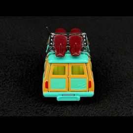 Mini Countryman 1965 mit Dachträger und Surfbrett Türkisblau 1/42 Corgi Toys CD54321014