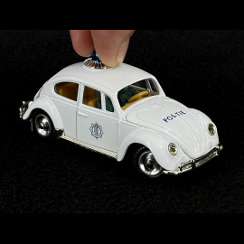 Volkswagen Beetle European Police Car Dutch Version White 1/44 Corgi Toys CD54321060