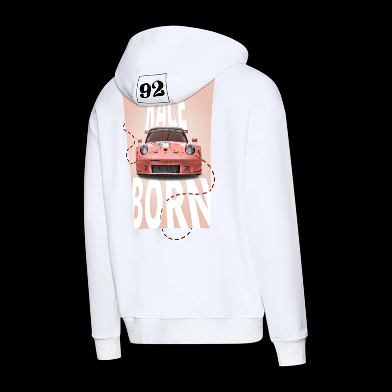 Porsche Sweatshirt n° 92 Pink Pig / Rosa Sau Puma Weiß 634497-04 - unisex