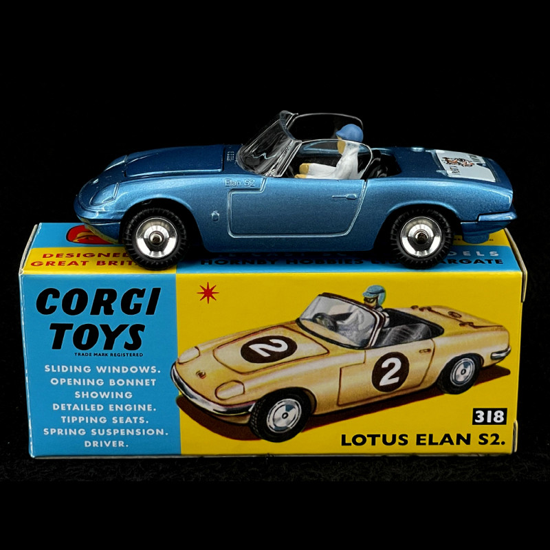 Lotus Elan S2 1997 Blau 1/42 Corgi Toys CD54321033