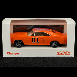Dodge Charger 1969 General Lee Orange 1/43 Norev Jet Car 950008