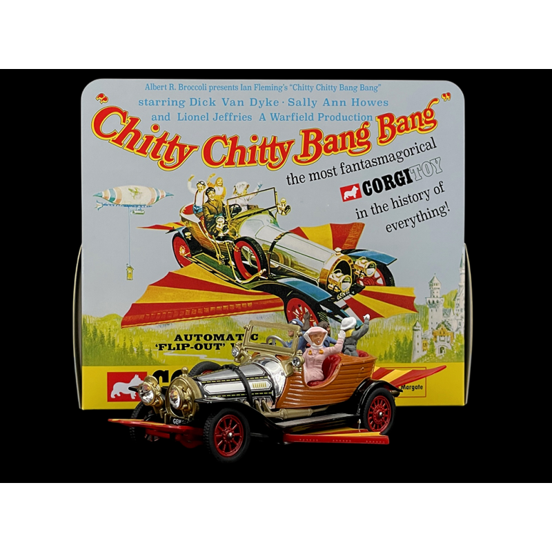Chitty Chitty Bang Bang Car with Figures 1968 Red / Yellow 1/45 Corgi Toys CD54321057
