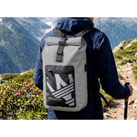 Maserati Rucksack Hybrid Grau / Schwarz