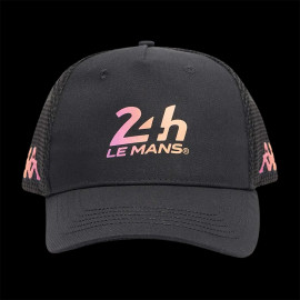 24h Le Mans Cap Kappa Schwarz / Pink / Gelb 322H18W-005 - Unisex
