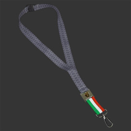 Lamborghini Schlüsselband Squadra Corse Italienischer Flagge Grau LB17L