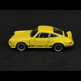 Porsche 911 Carrera RS 2.7 1973 Yellow / Black Stripes Friction Toy 1/38 Welly MAP01091124