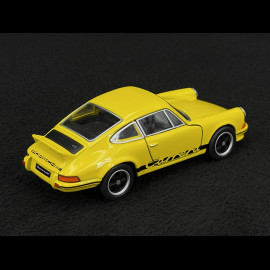 Porsche 911 Carrera RS 2.7 1973 Gelb / Schwarze Streifen Reibungsspielzeug 1/38 Welly MAP01091124