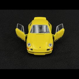 Porsche 911 Carrera RS 2.7 1973 Gelb / Schwarze Streifen Reibungsspielzeug 1/38 Welly MAP01091124