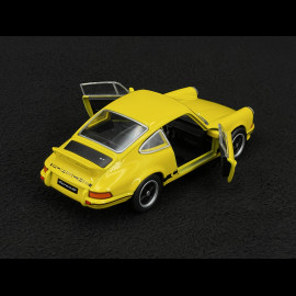 Porsche 911 Carrera RS 2.7 1973 Yellow / Black Stripes Friction Toy 1/38 Welly MAP01091124