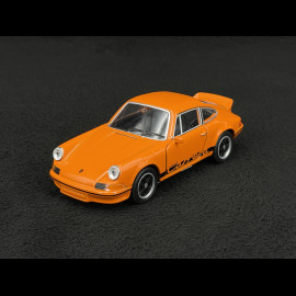 Porsche 911 Carrera RS 2.7 1973 Orange / Black Stripes Friction Toy 1/38 Welly MAP01091124