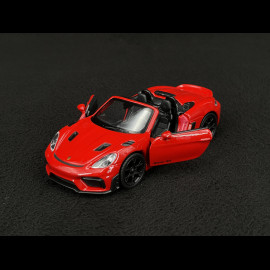 Porsche 718 Spyder RS Typ 982 2023 Rot Reibungsspielzeug 1/38 Welly MAP01072025