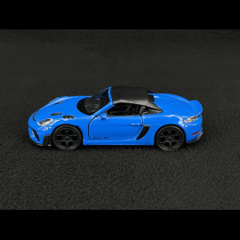 Porsche 718 Spyder RS Type 982 2023 Blue Friction Toy 1/38 Welly MAP01072025