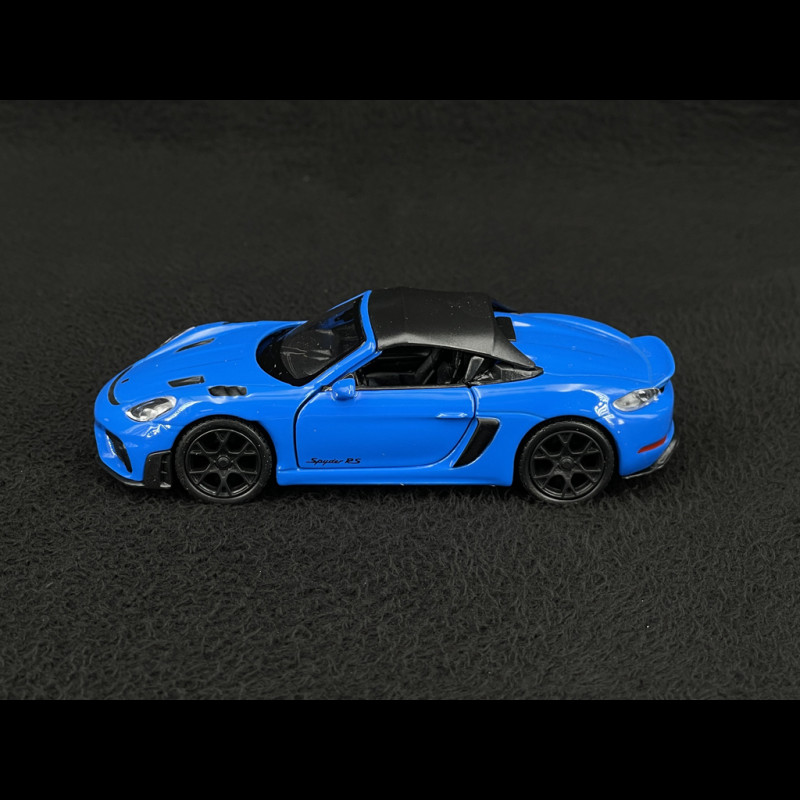 Porsche 718 Spyder RS Typ 982 2023 Blau Reibungsspielzeug 1/38 Welly MAP01072025
