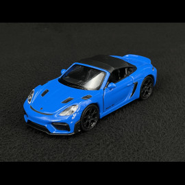 Porsche 718 Spyder RS Typ 982 2023 Blau Reibungsspielzeug 1/38 Welly MAP01072025