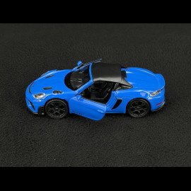 Porsche 718 Spyder RS Typ 982 2023 Blau Reibungsspielzeug 1/38 Welly MAP01072025