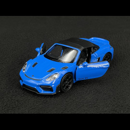 Porsche 718 Spyder RS Typ 982 2023 Blau Reibungsspielzeug 1/38 Welly MAP01072025
