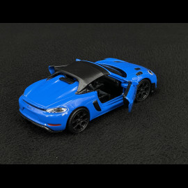 Porsche 718 Spyder RS Typ 982 2023 Blau Reibungsspielzeug 1/38 Welly MAP01072025