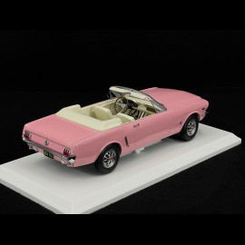 Ford Mustang Convertible 1965 Pink 1/18 Norev 182812