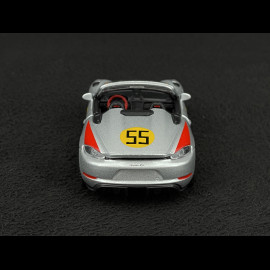 Porsche 718 Spyder RS Type 982 Panamericana n° 55 2023 Silver Friction Toy 1/38 Welly MAP01071825