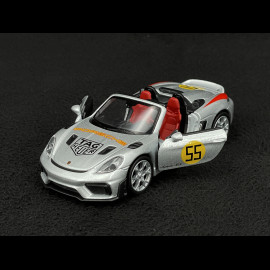 Porsche 718 Spyder RS Type 982 Panamericana n° 55 2023 Silver Friction Toy 1/38 Welly MAP01071825
