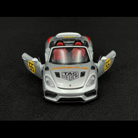 Porsche 718 Spyder RS Type 982 Panamericana n° 55 2023 Silver Friction Toy 1/38 Welly MAP01071825