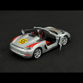 Porsche 718 Spyder RS Typ 982 Panamericana n° 55 2023 Silber Reibungsspielzeug 1/38 Welly MAP01071825