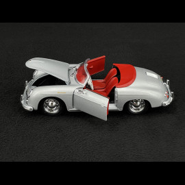 Porsche 356 A Speedster 1956 Silver / Red 1/24 Welly MAP02436623