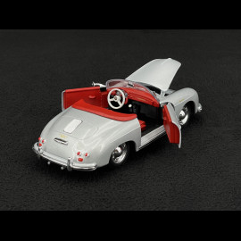 Porsche 356 A Speedster 1956 Silver / Red 1/24 Welly MAP02436623