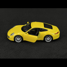 Porsche 911 Carrera S Type 991 2011 Yellow Friction Toy 1/38 Welly MAP01024015