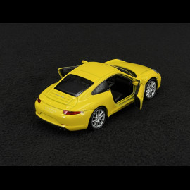 Porsche 911 Carrera S Type 991 2011 Yellow Friction Toy 1/38 Welly MAP01024015