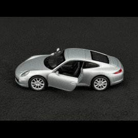 Porsche 911 Carrera S Type 991 2011 Silver Friction Toy 1/38 Welly MAP01024015