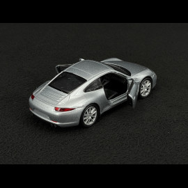 Porsche 911 Carrera S Type 991 2011 Silver Friction Toy 1/38 Welly MAP01024015