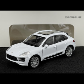 Porsche Macan Turbo 2019 Weiß Reibungsspielzeug 1/38 Welly MAP01024015