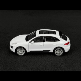 Porsche Macan Turbo 2019 Weiß Reibungsspielzeug 1/38 Welly MAP01024015