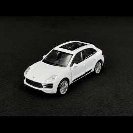 Porsche Macan Turbo 2019 White Friction Toy 1/38 Welly MAP01024015