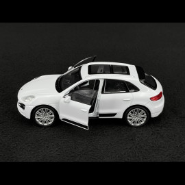 Porsche Macan Turbo 2019 White Friction Toy 1/38 Welly MAP01024015