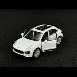 Porsche Macan Turbo 2019 White Friction Toy 1/38 Welly MAP01024015