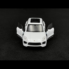 Porsche Macan Turbo 2019 Weiß Reibungsspielzeug 1/38 Welly MAP01024015