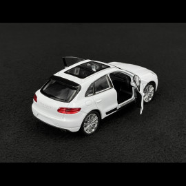 Porsche Macan Turbo 2019 Weiß Reibungsspielzeug 1/38 Welly MAP01024015